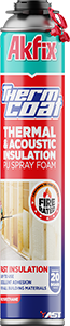 Thermcoat Thermal & Acoustic Insulation Fire Rated Pu Spray Foam